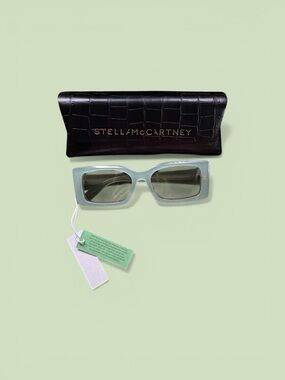 Stella McCartney Mint Rectangular Sunglasses nwt